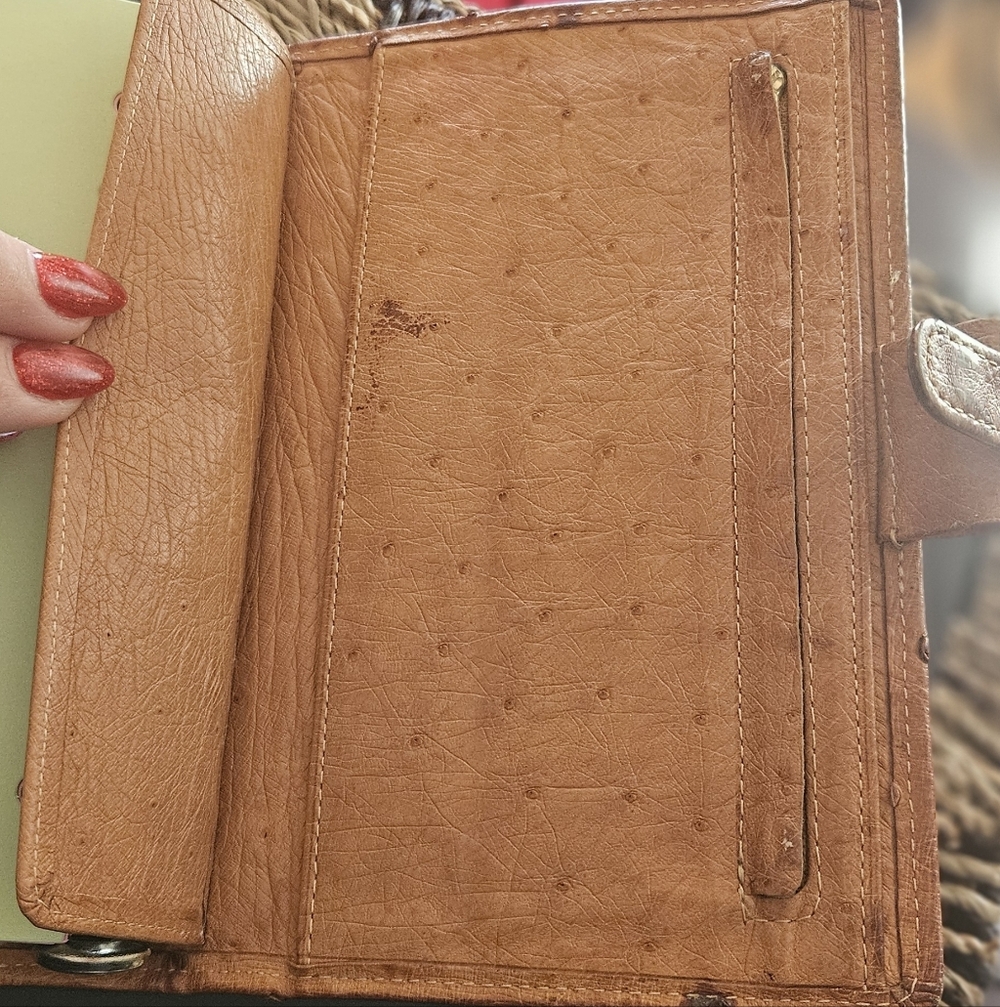Filofax Buttercup Ostrich Planner *RARE* - Picture 8 of 12